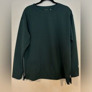 Danskin Green Crewneck Sweater Cozy Style Size Medium